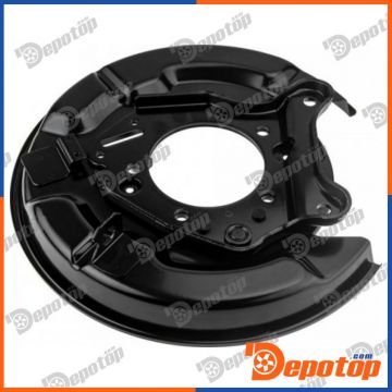 Déflecteur, disque de frein droite arrière pour TOYOTA | HTO-TY-035, 46503-60100